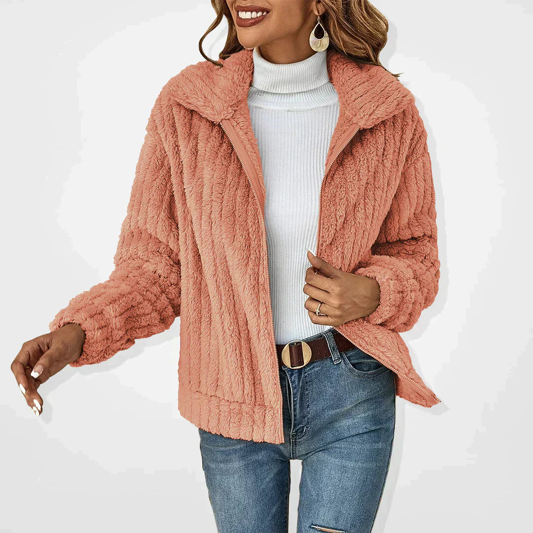 Lucie | Cardigan en fourrure