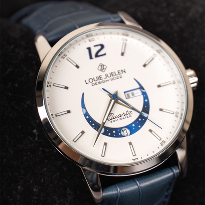 Montre élégante avec phases de lune