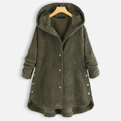 Daria™ | Manteau côtelé à capuche