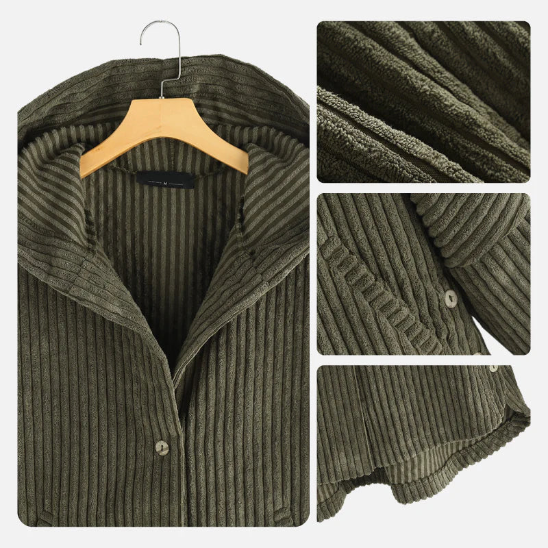 Daria™ | Manteau côtelé à capuche