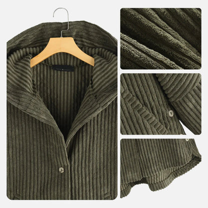 Daria™ | Manteau côtelé à capuche