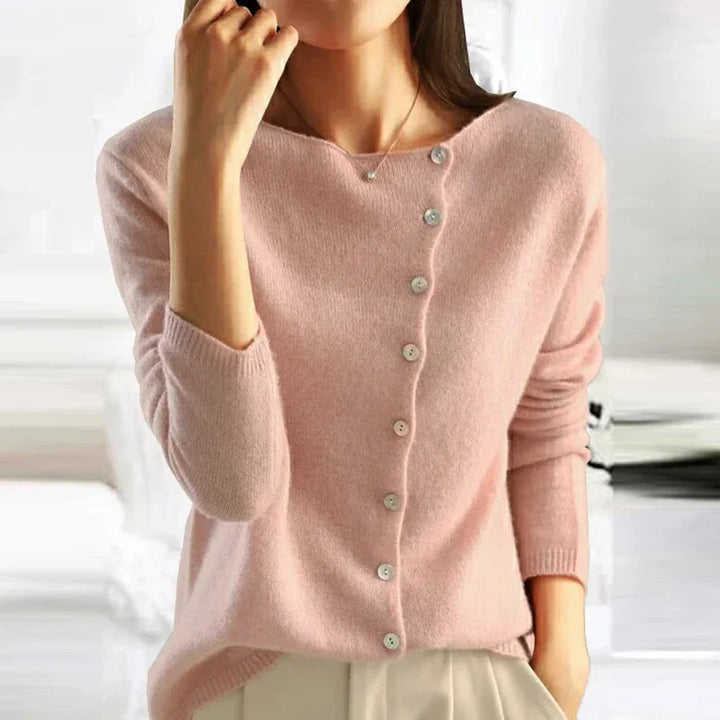 Maïa | Cardigan doux avec fermeture boutonnée élégante