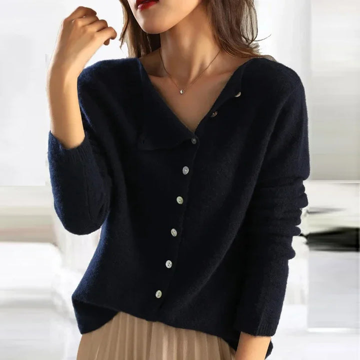 Maïa | Cardigan doux avec fermeture boutonnée élégante