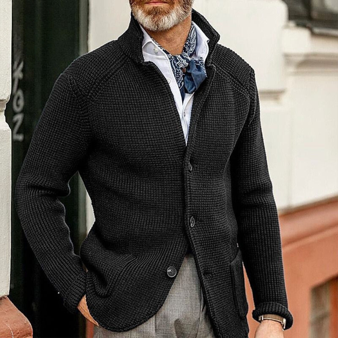 ÉTIENNE – CARDIGAN CLASSIQUE ET INTEMPOREL