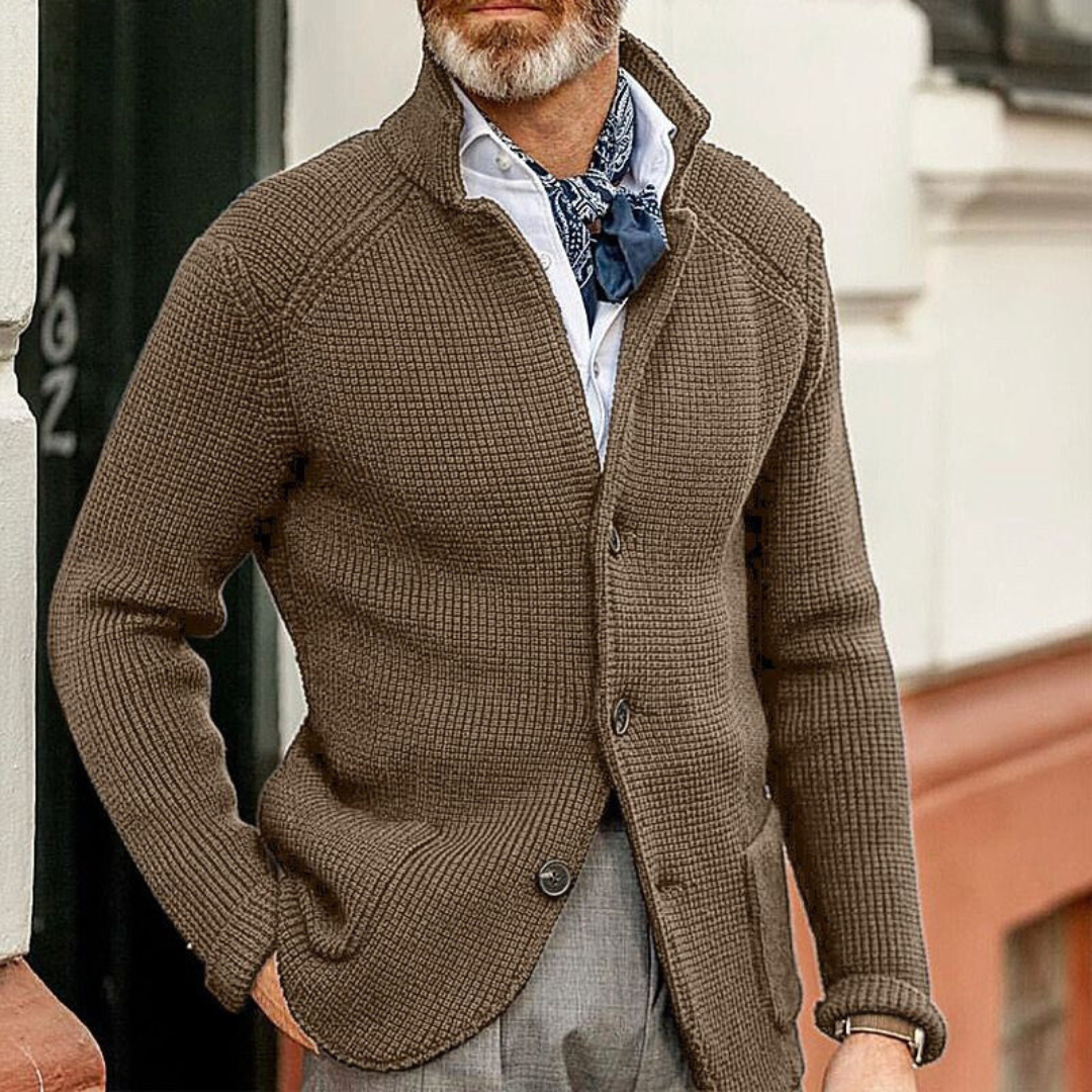 ÉTIENNE – CARDIGAN CLASSIQUE ET INTEMPOREL