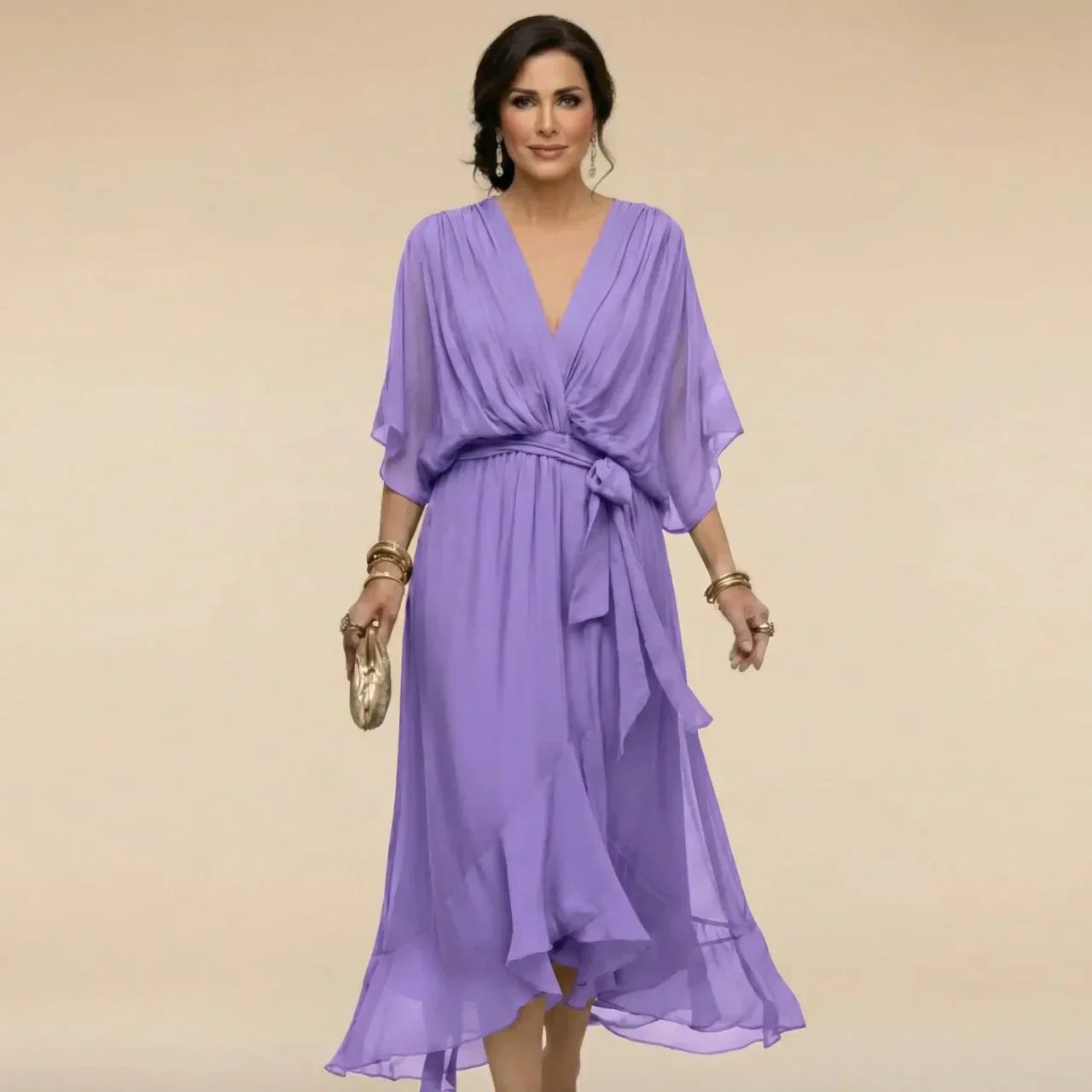 MARTA™ | Robe légère et transparente à col en V