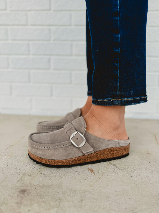 Marchelune Women's Buckley Shearling Clogs - Stone Coin