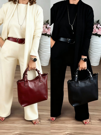 NATALIE - ENSEMBLE CLASSIQUE TROIS PIÈCES AVEC CARDIGAN