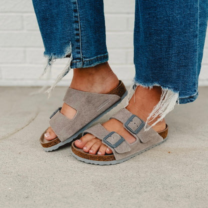 Marchelune Arizona Soft Footbed Sandal - Stone Coin