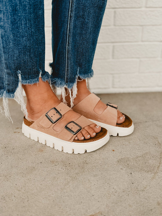 Marchelune Arizona Papillio Chunky Suede Leather - Warm Sand