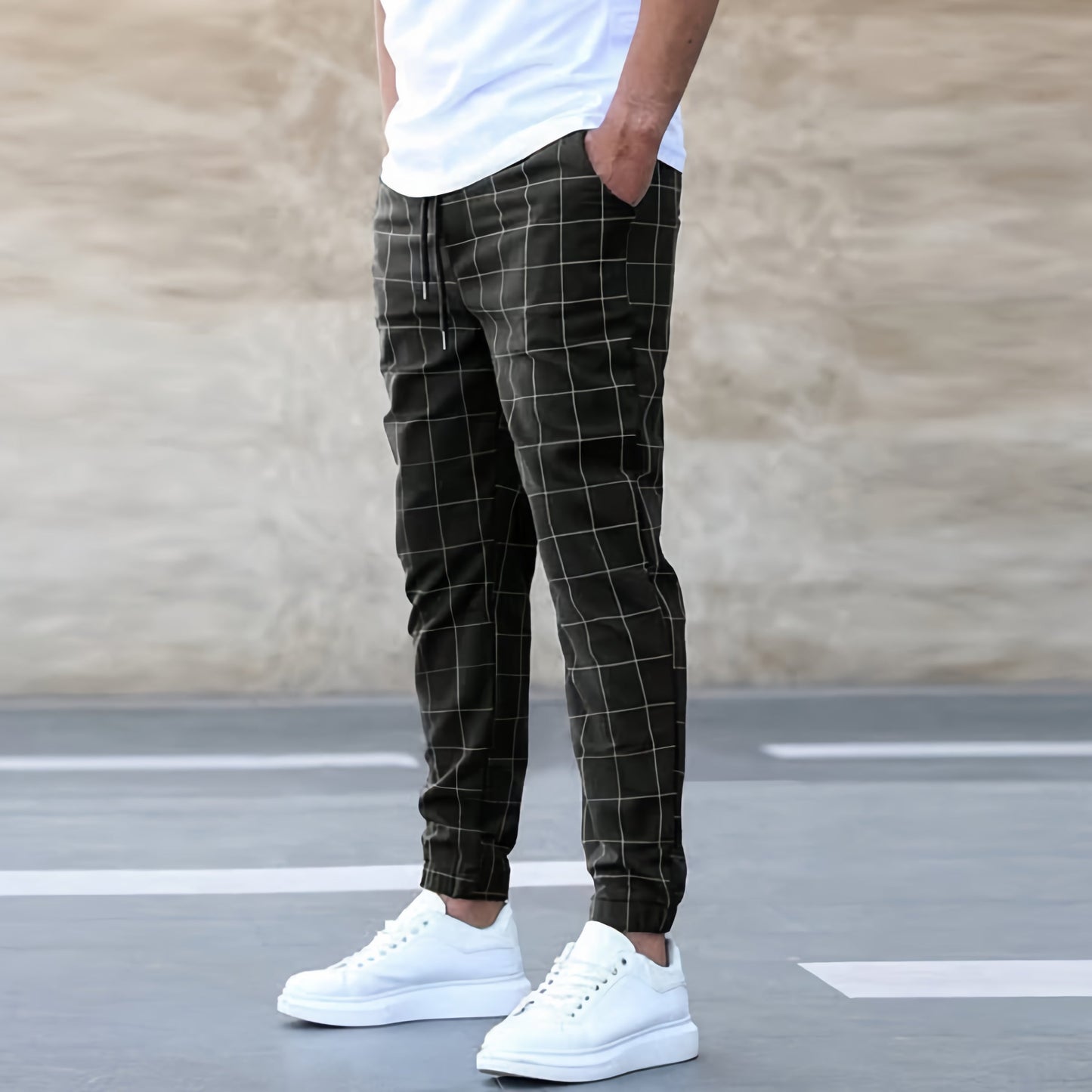 Clemens – Pantalon de jogging élégant en quadri