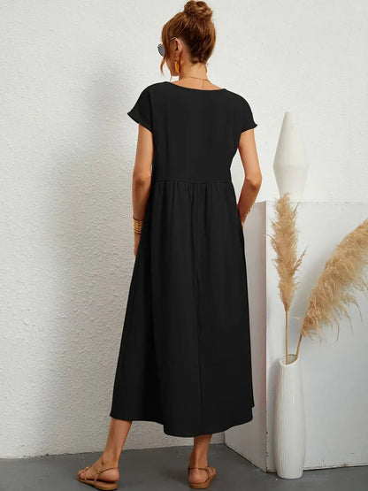 Gabrielle™ — Robe midi fluide élégance intemporelle