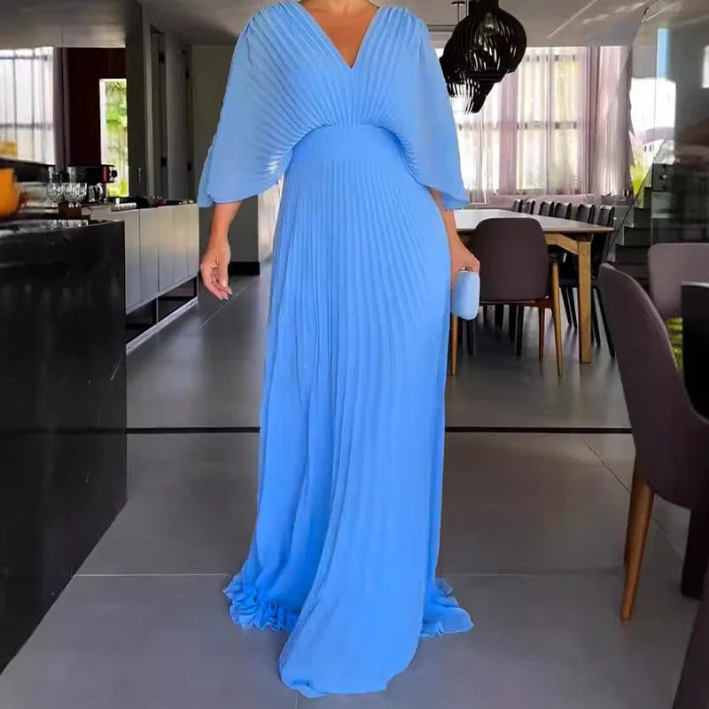 Consuelo - Robe plissée classique