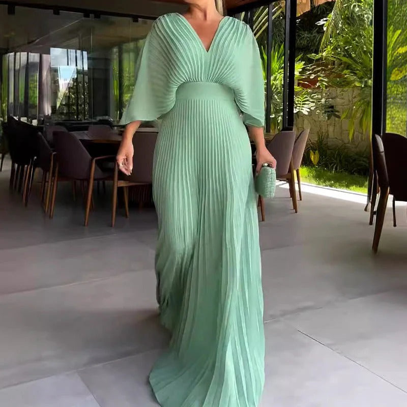 Consuelo - Robe plissée classique