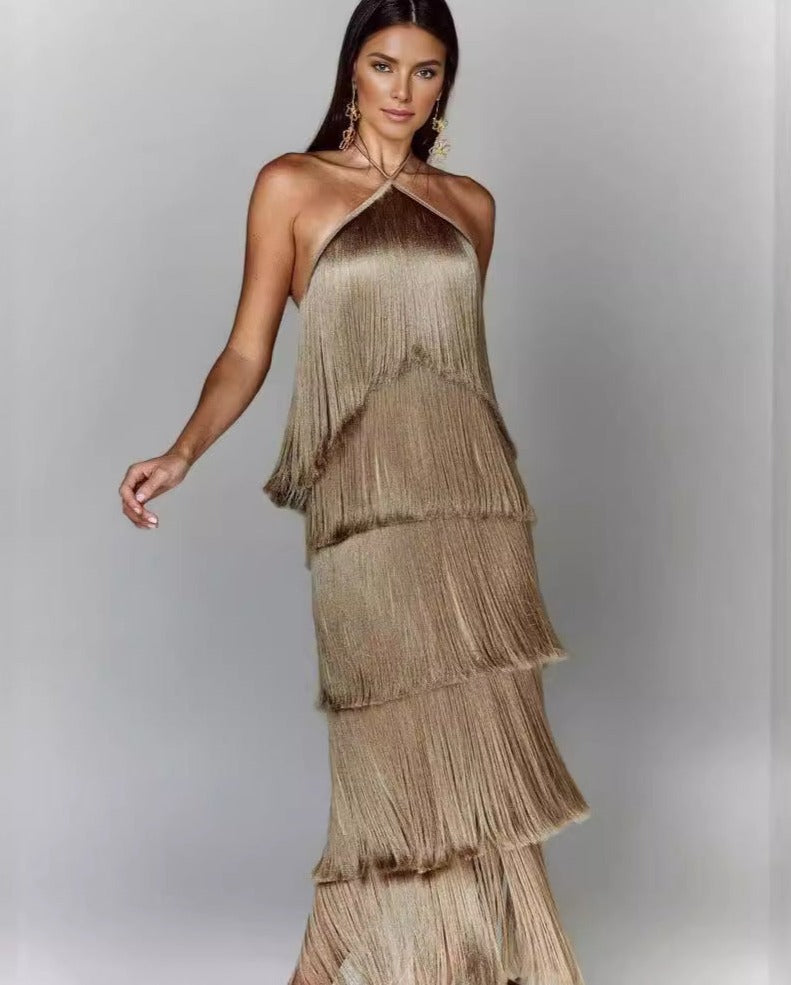 Isla - Robe à pompons