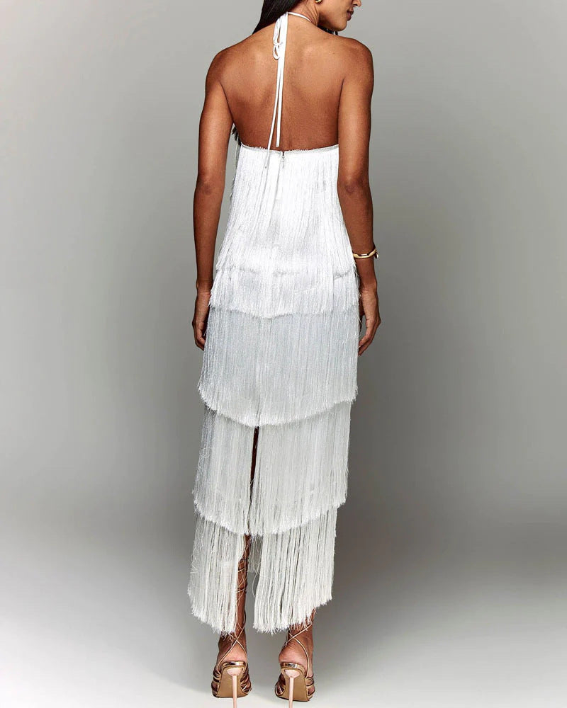Isla - Robe à pompons