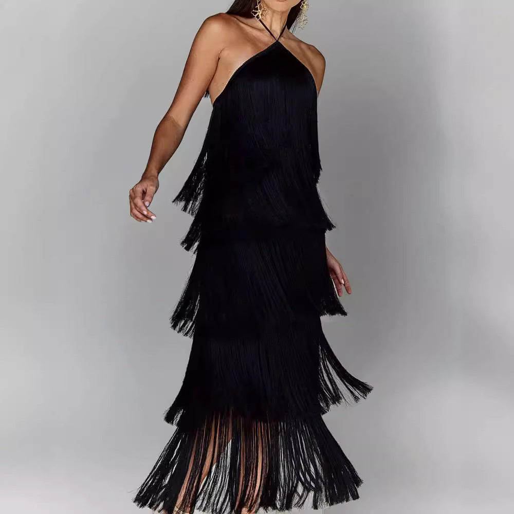 Isla - Robe à pompons