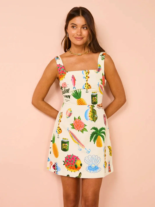 Azalée - Robe Tropicale Délice