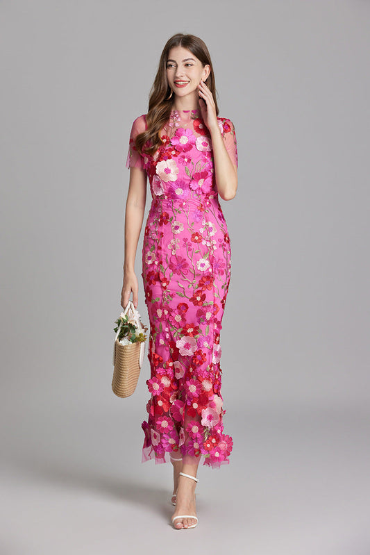 AGDE - ROBE FLEURIE