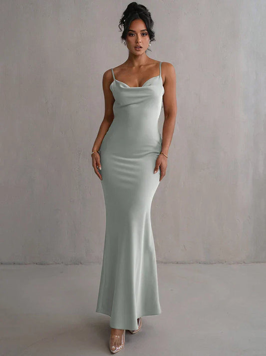 Romina™ | Robe longue fleurie dos nu