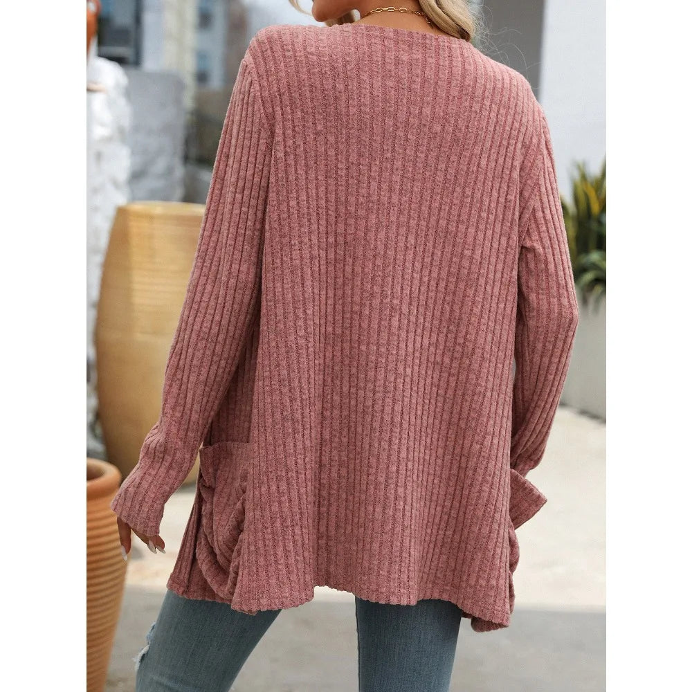 Enfer | Cardigan en maille côtelée
