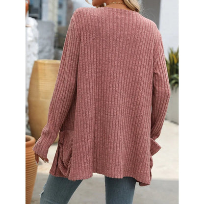 Enfer | Cardigan en maille côtelée