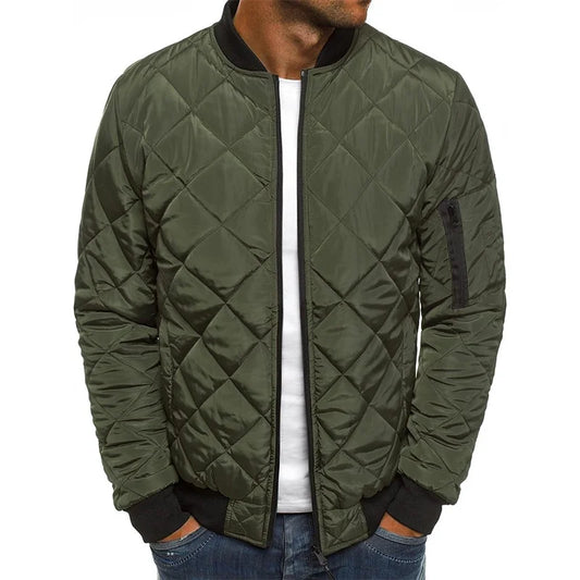 Danton / Veste en Coton à Motif Losange