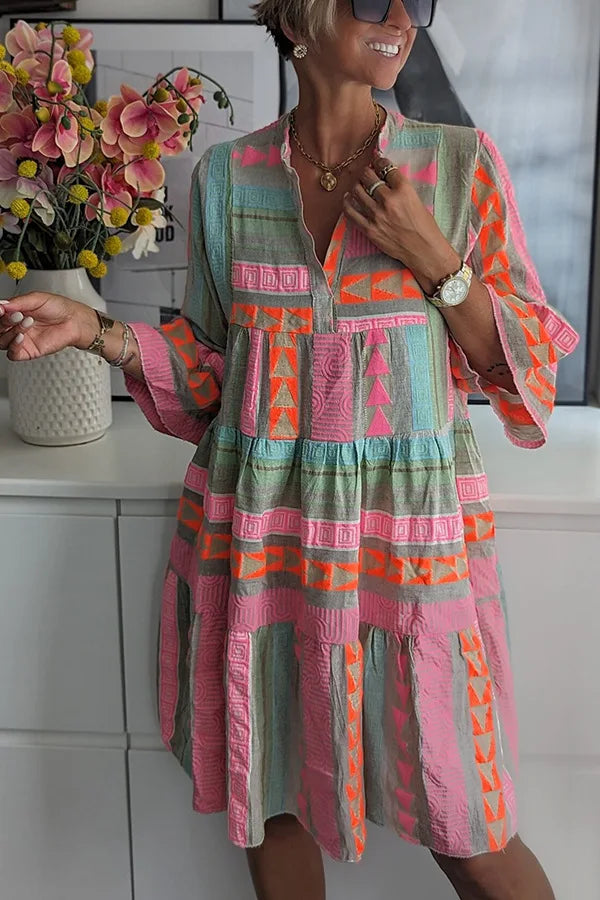 Kiki | Robe midi de printemps élégante (Presque épuisé)