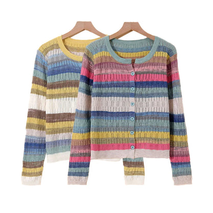 Myrne | Cardigan rayé d'inspiration vintage