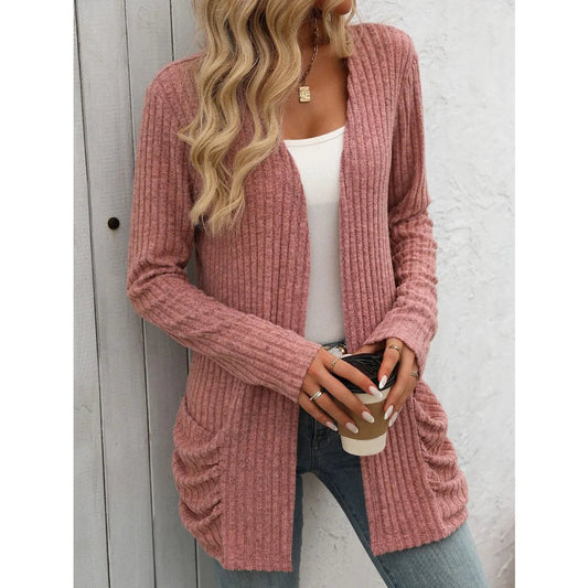 Enfer | Cardigan en maille côtelée