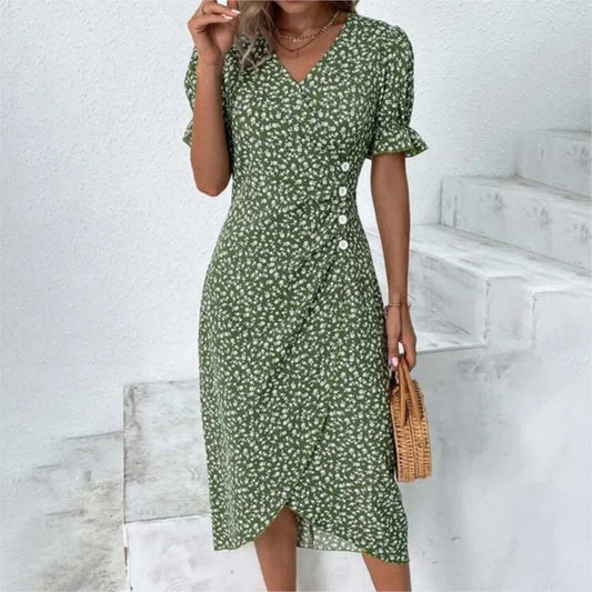 Camila / Robe Portefeuille Blossom