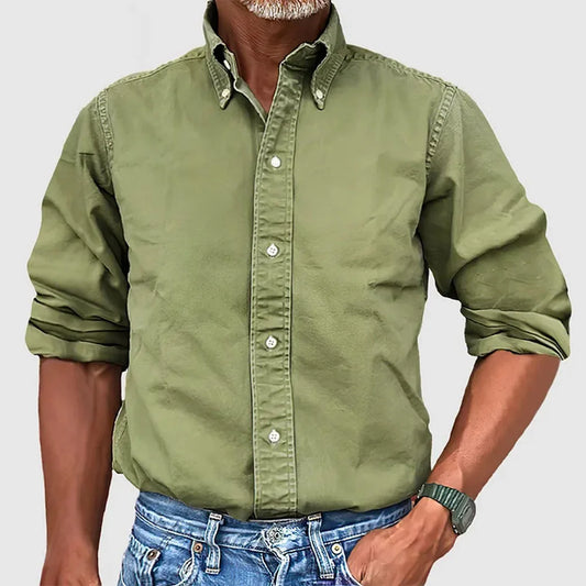 GARETH - CHEMISE EN COTON DOUILLET