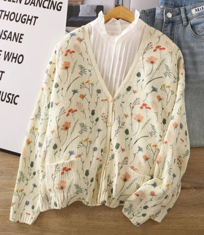 Sammy | Cardigan élégant à imprimé floral