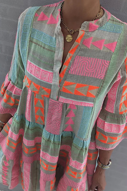 Kiki | Robe midi de printemps élégante (Presque épuisé)