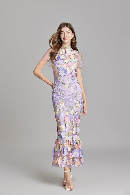 AGDE - ROBE FLEURIE