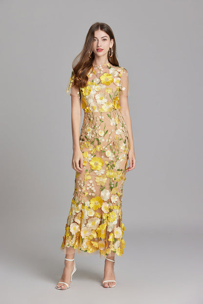 AGDE - ROBE FLEURIE