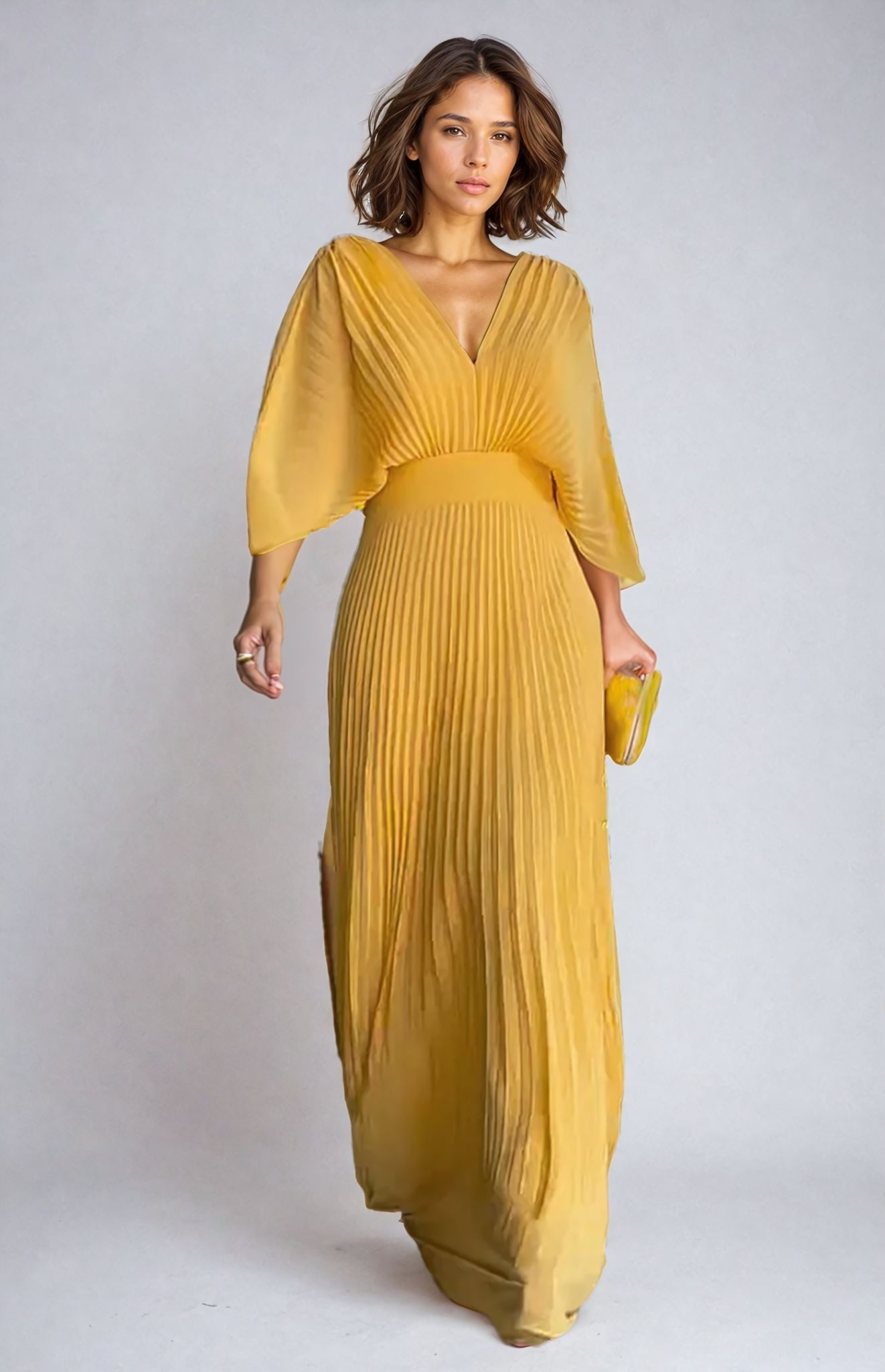 Consuelo - Robe plissée classique