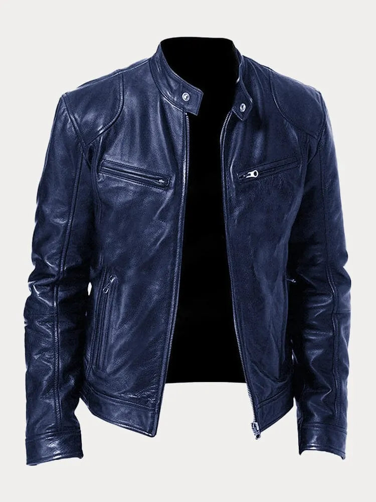 Julien™ | Veste en cuir décontractée : Style intemporel et confort