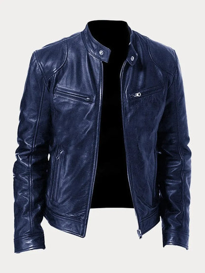 Julien™ | Veste en cuir décontractée : Style intemporel et confort