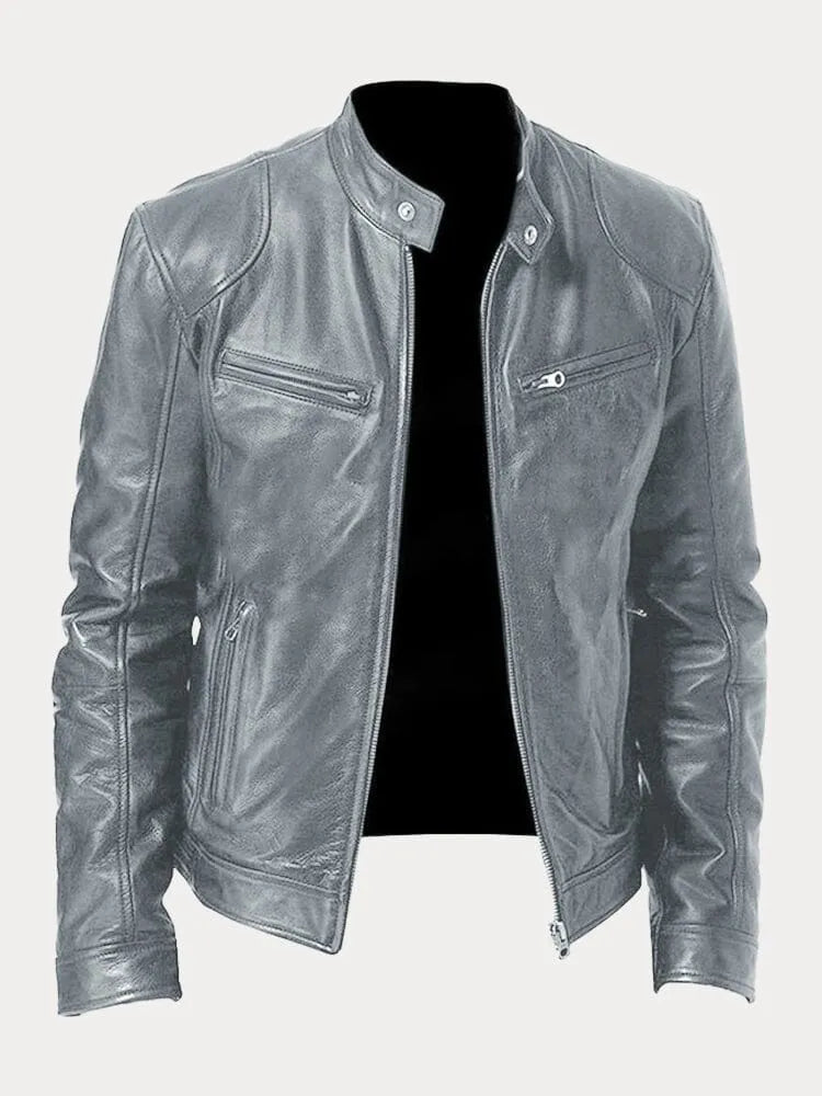 Julien™ | Veste en cuir décontractée : Style intemporel et confort