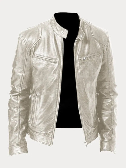 Victor™ | Veste en cuir décontractée : style et confort intemporels