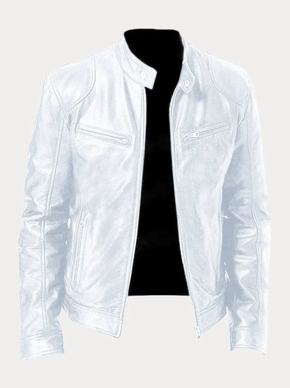 Victor™ | Veste en cuir décontractée : style et confort intemporels