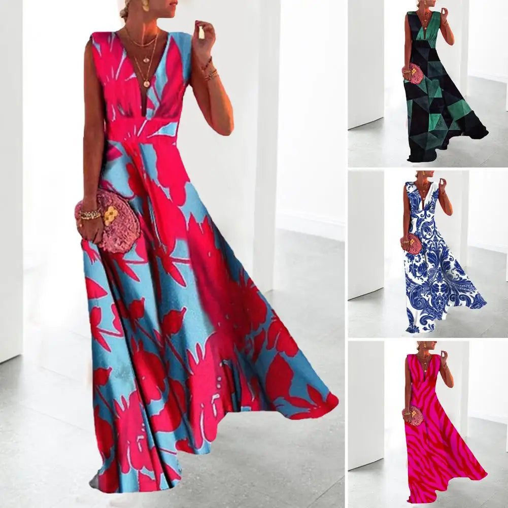 Desideria - Robe à décolleté profond en V