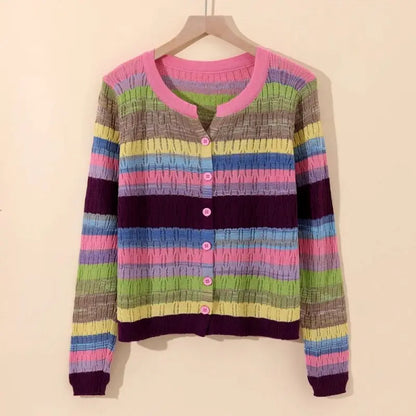 Myrne | Cardigan rayé d'inspiration vintage