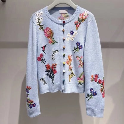 Sahara | Cardigan élégant à fleurs