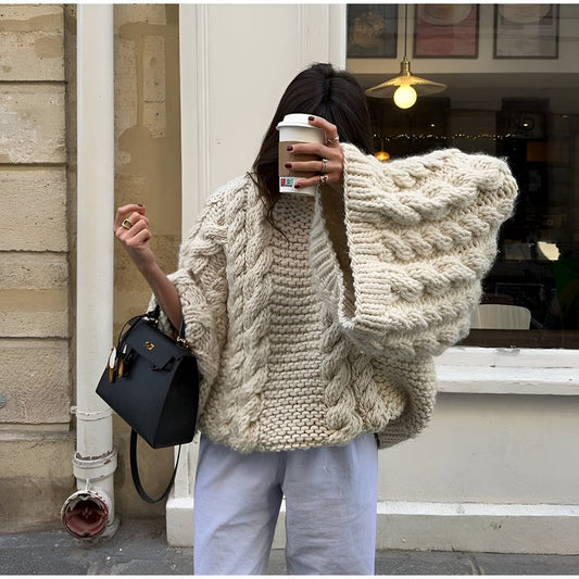 ZOEY | Pull tricoté surdimensionné