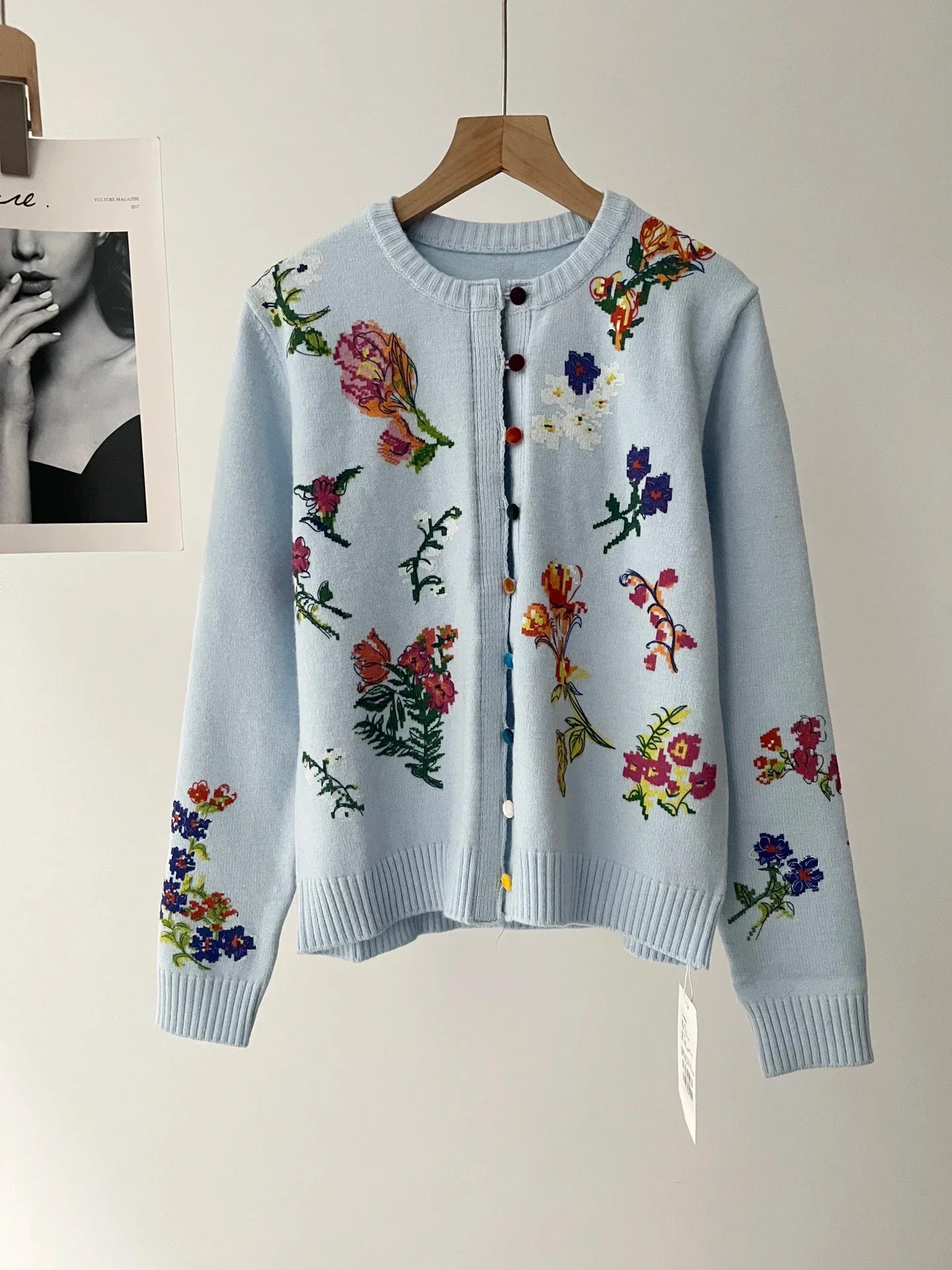 Sahara | Cardigan élégant à fleurs