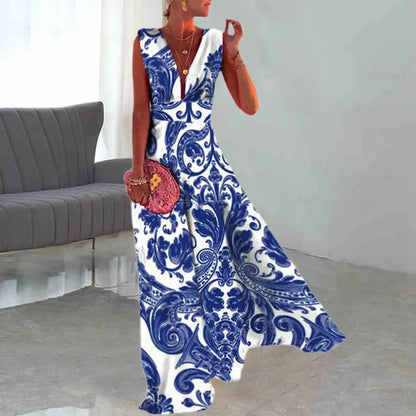 Desideria - Robe à décolleté profond en V