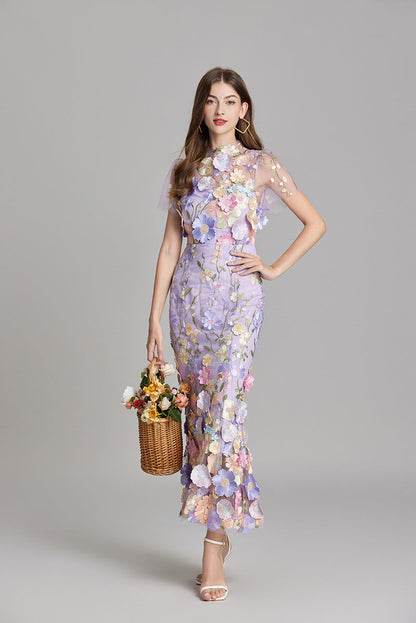 AGDE - ROBE FLEURIE