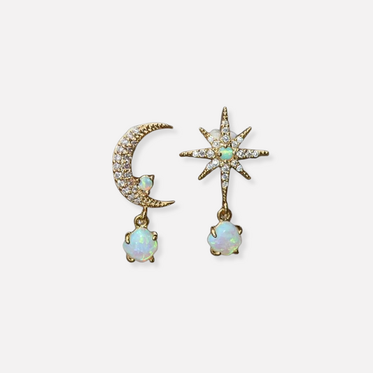 Boucles d'oreilles classiques en nacre Sterre